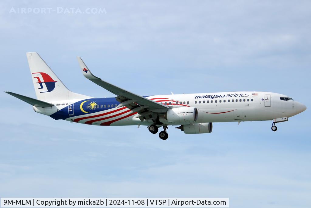 9M-MLM, 2011 Boeing 737-8H6 C/N 39323, Landing
