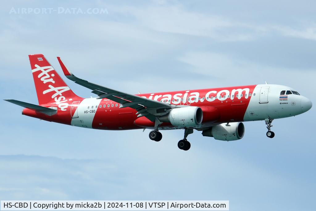 HS-CBD, 2017 Airbus A320-216 C/N 7911, Landing