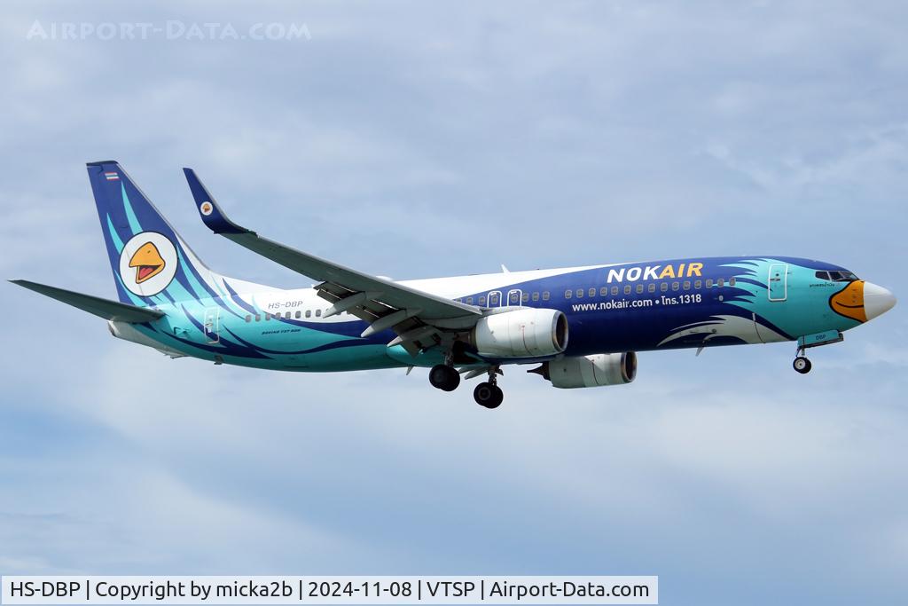 HS-DBP, 2014 Boeing 737-8FZ C/N 39336, Landing