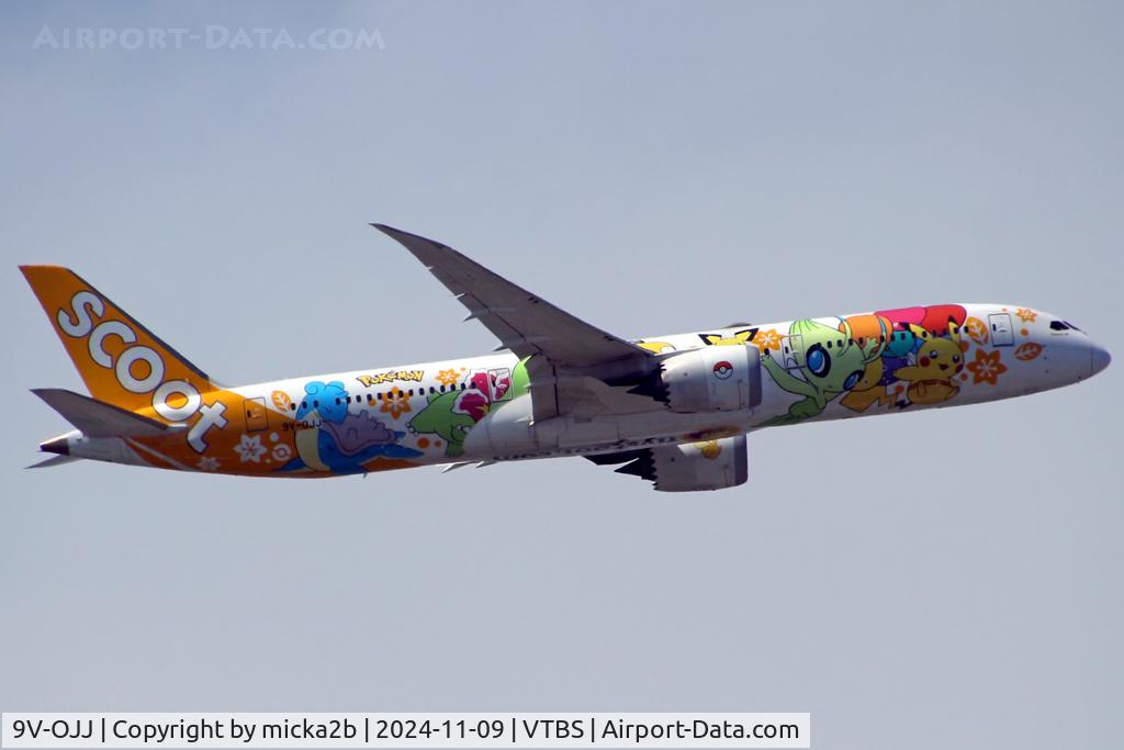 9V-OJJ, 2019 Boeing 787-9 Dreamliner C/N 37131, Take off