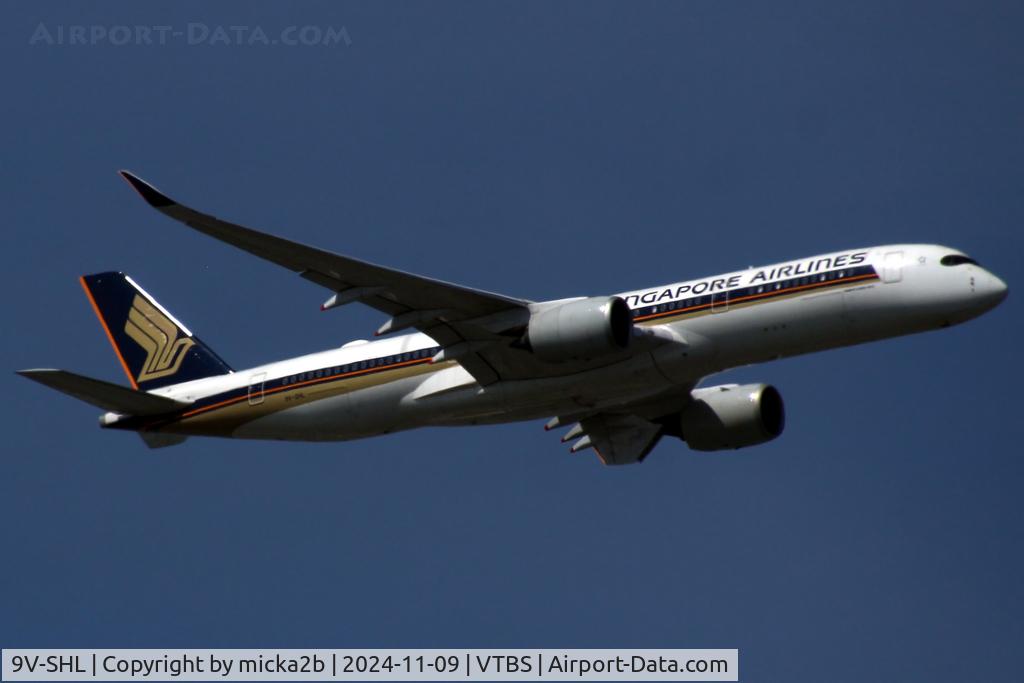 9V-SHL, 2019 Airbus A350 C/N 371, Take off