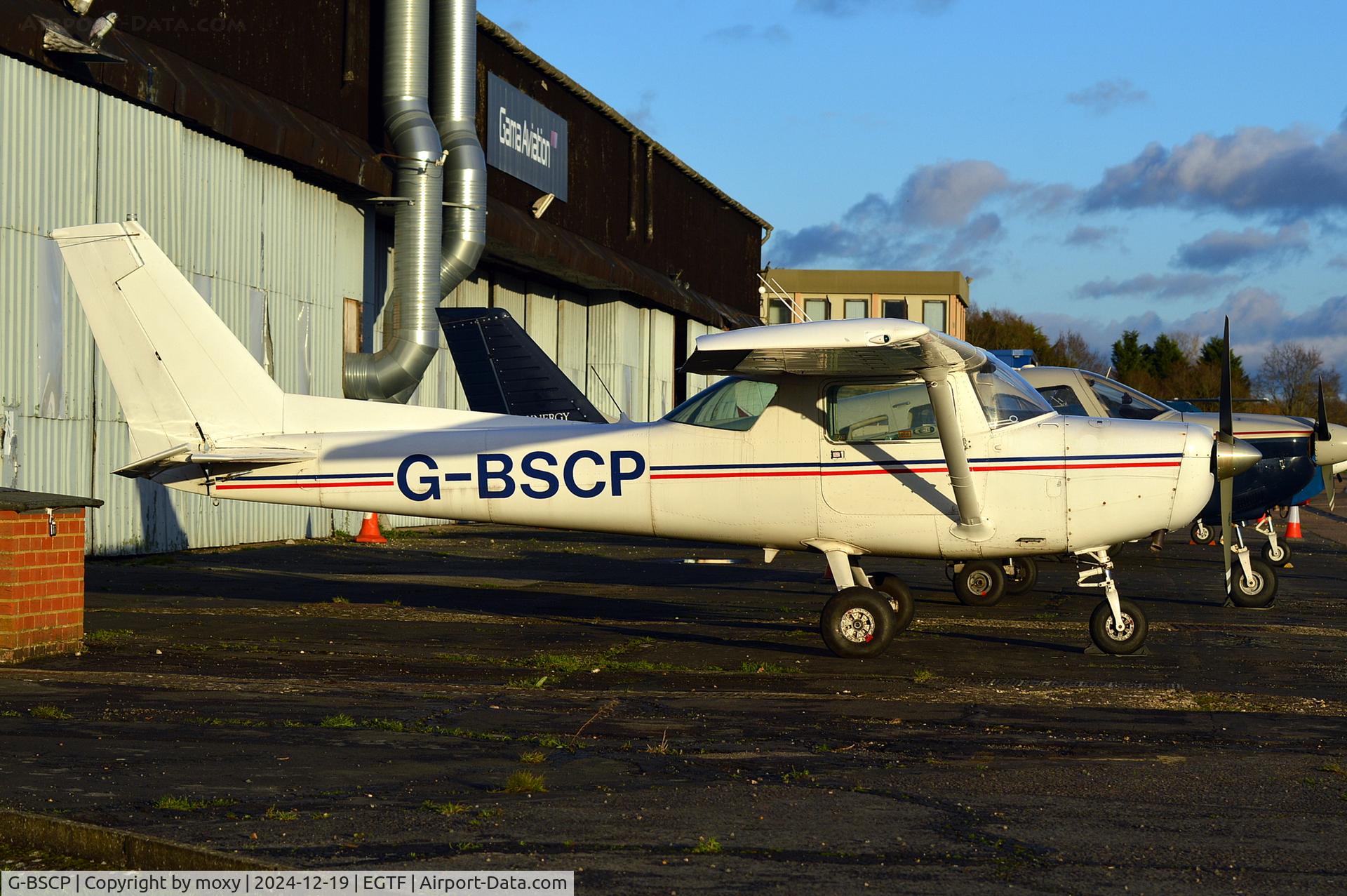 G-BSCP, 1979 Cessna 152 C/N 152-83289, Cessna 152 at Fairoaks. Ex N48135