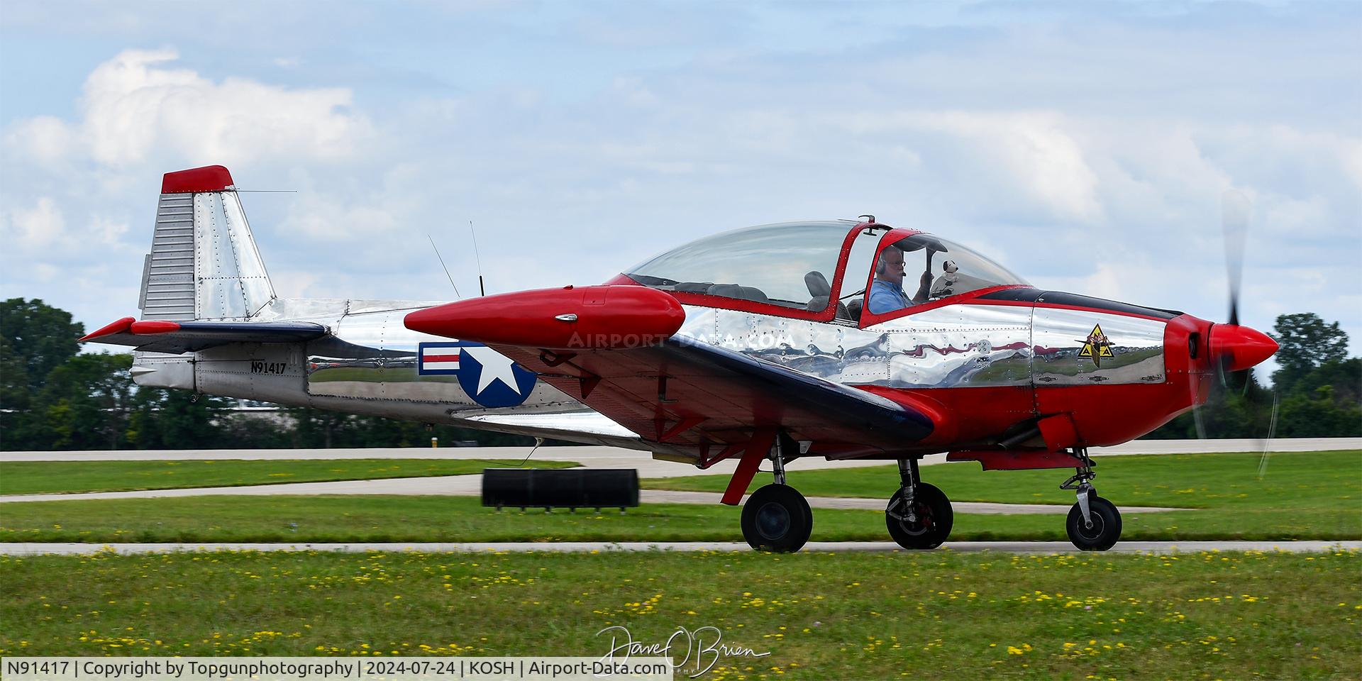 N91417, 1946 North American Navion C/N NAV-4-254, OSHKOSH 24
