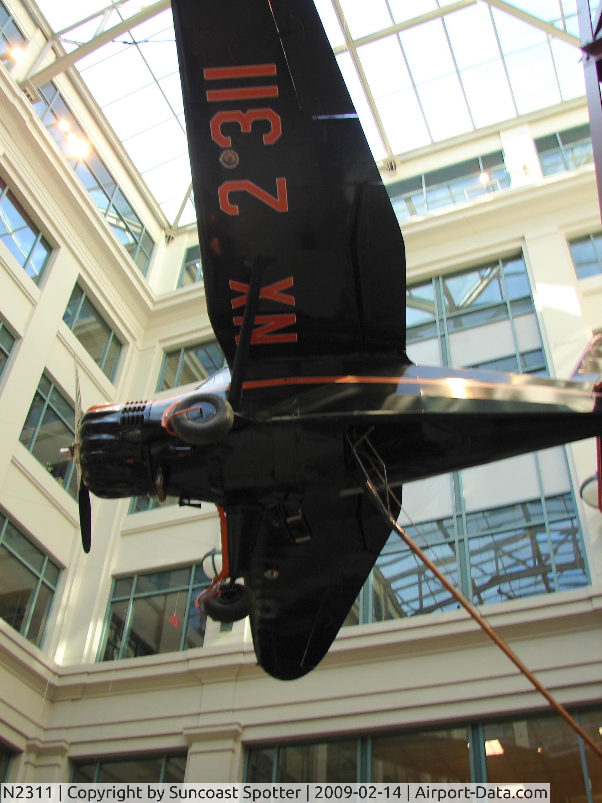N2311, 1939 Stinson SR-10F Reliant C/N F7-5910, Stinson XC-81D Reliant on display at the National Postal Museum in Washington, DC