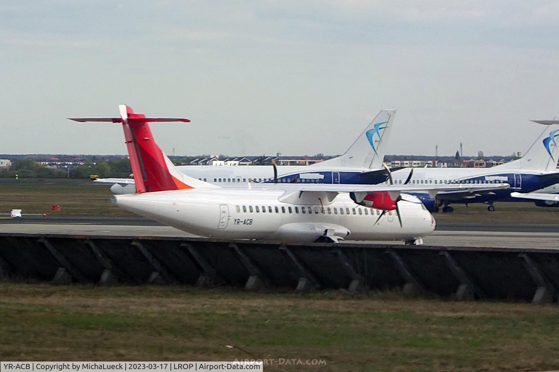 YR-ACB, 2014 ATR 72-600 (72-212A) C/N 1196, At Henri Coanda airport