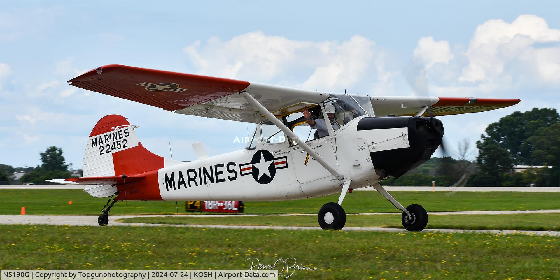 N5190G, 1951 Cessna 305A C/N 22452, Oshkosh24