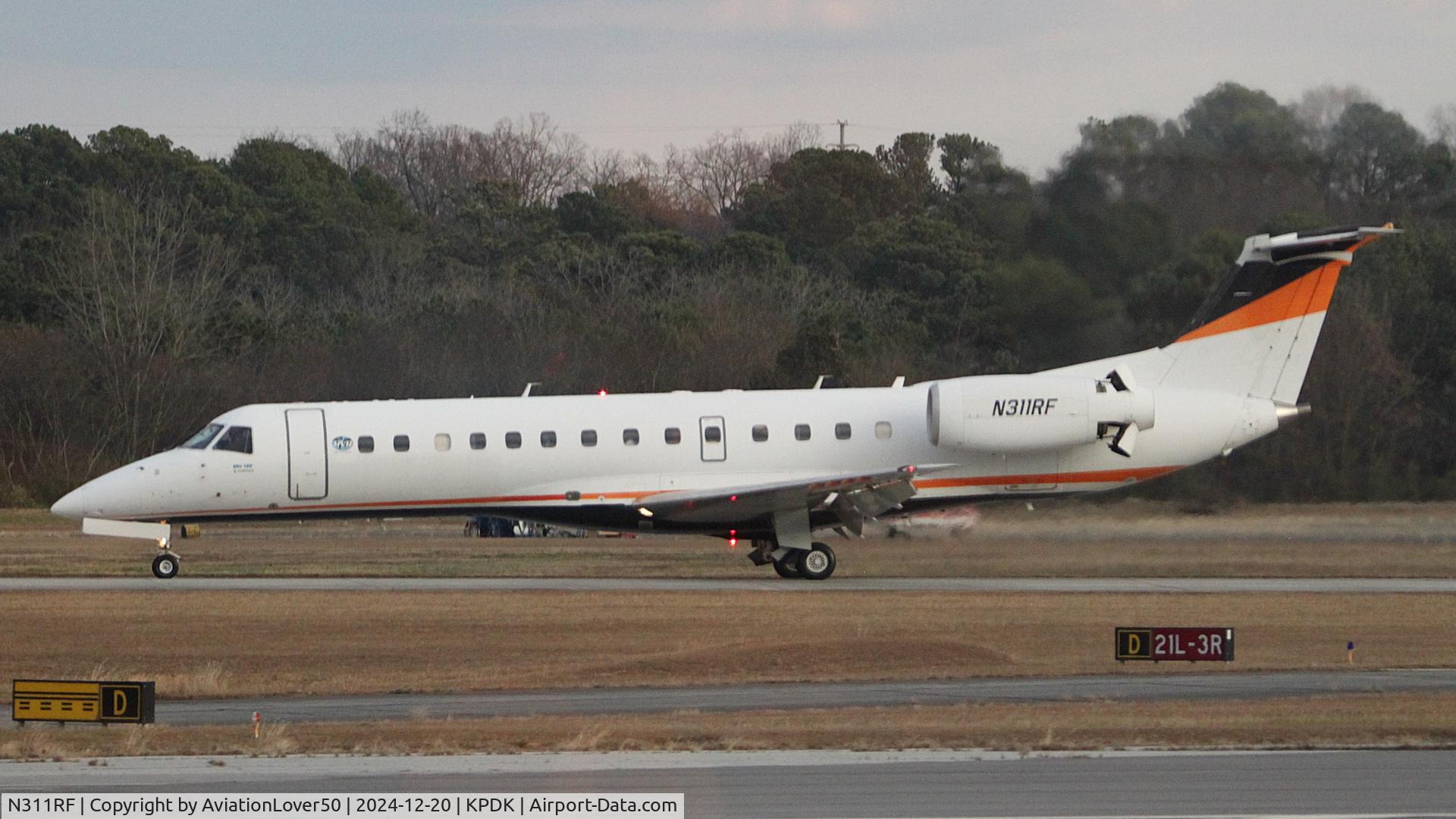 N311RF, 2003 Embraer ERJ-135LR (EMB-135LR) C/N 145687, RVR Charter ERJ-135