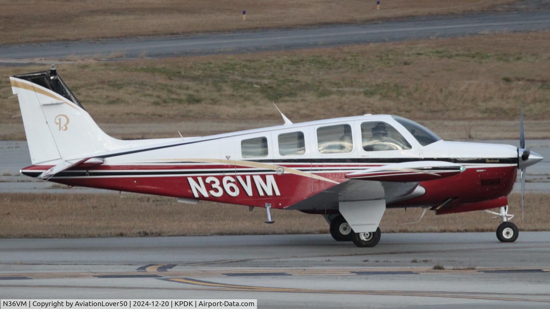 N36VM, 1988 Beech A36 Bonanza 36 C/N E-2411, A36 Bonanza