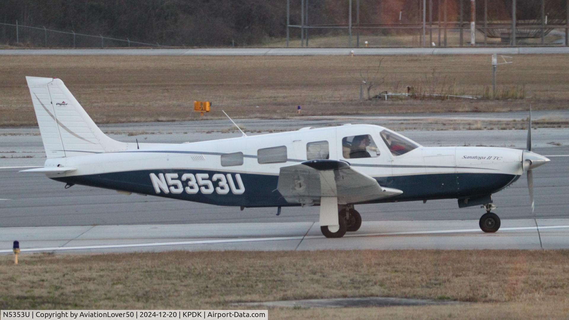 N5353U, 2002 Piper PA-32R-301T Turbo Saratoga C/N 3257275, PA-32R-301T