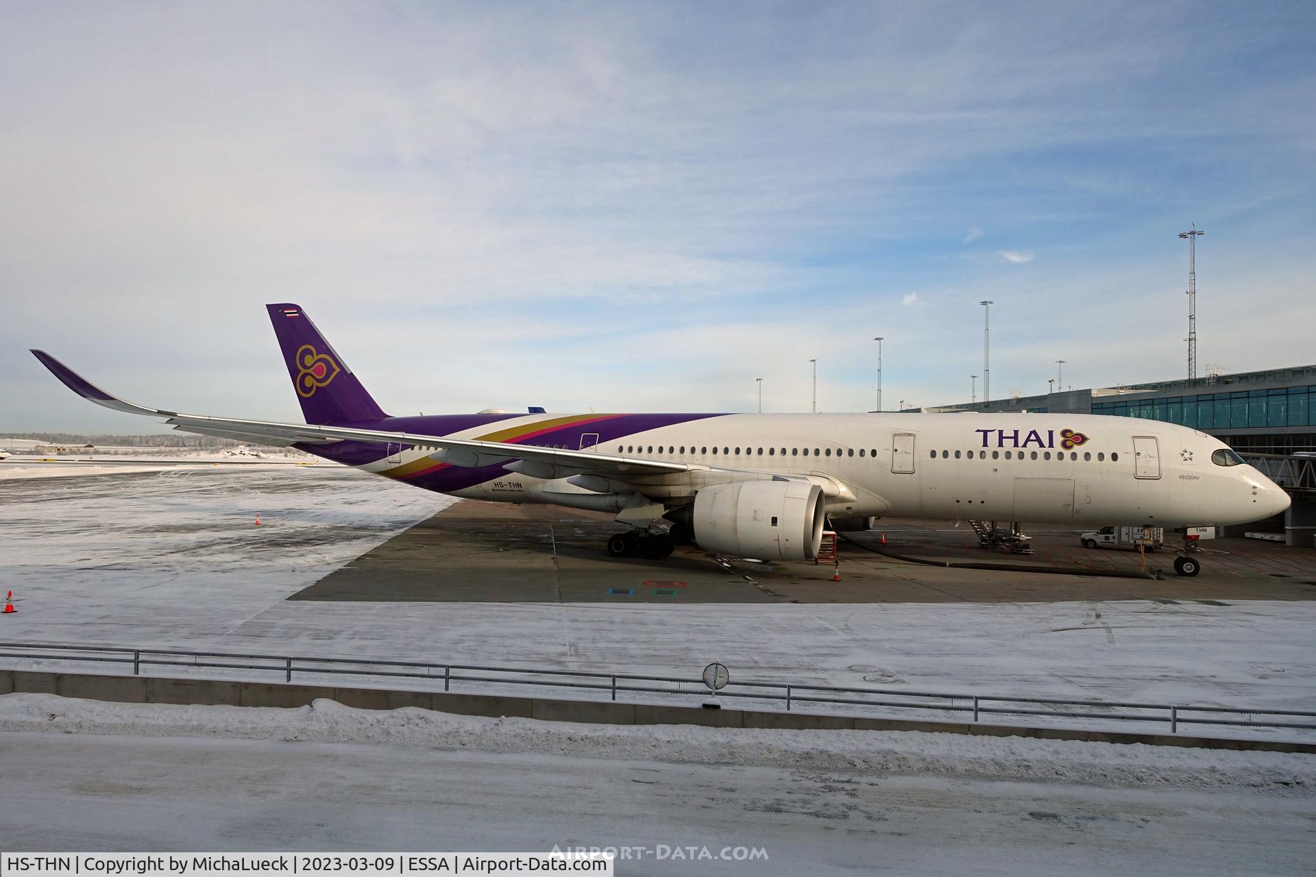 HS-THN, 2018 Airbus A350-941 C/N 0201, At Arlanda