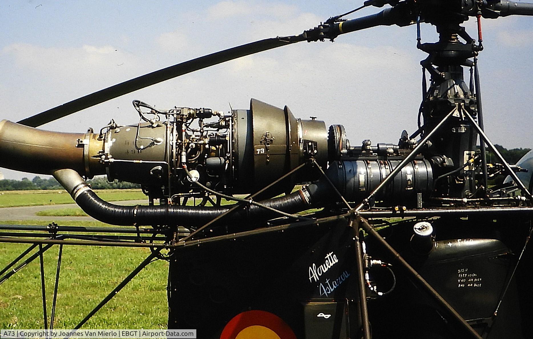 A73, Sud Aviation SA-318C Alouette II C/N 2087, ex-slide