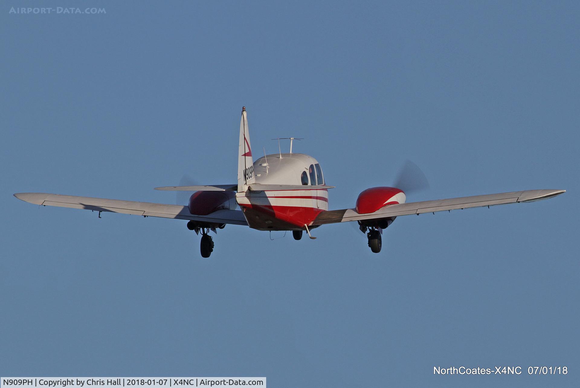 N909PH, Piper PA-23-160 Apache C/N 23-1800, North Coates