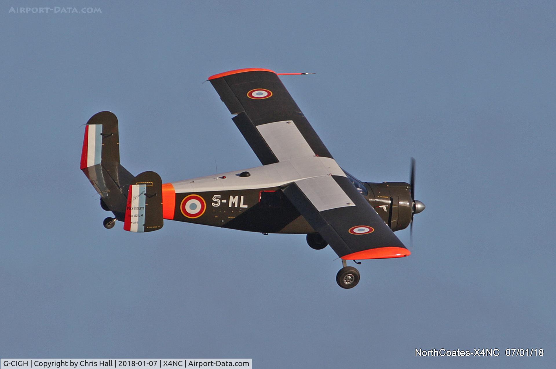 G-CIGH, 1960 Max Holste MH.1521M Broussard C/N 255, North Coates