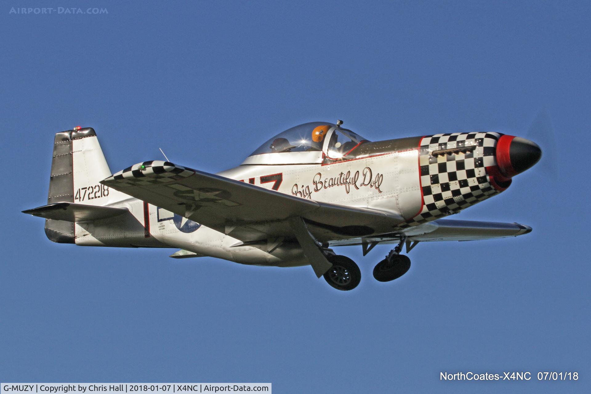 G-MUZY, 2008 Titan T-51 Mustang C/N LAA 355-14831, North Coates