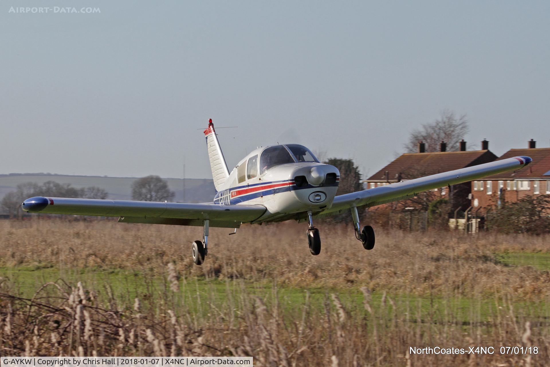 G-AYKW, 1970 Piper PA-28-140 Cherokee C/N 28-26931, North Coates