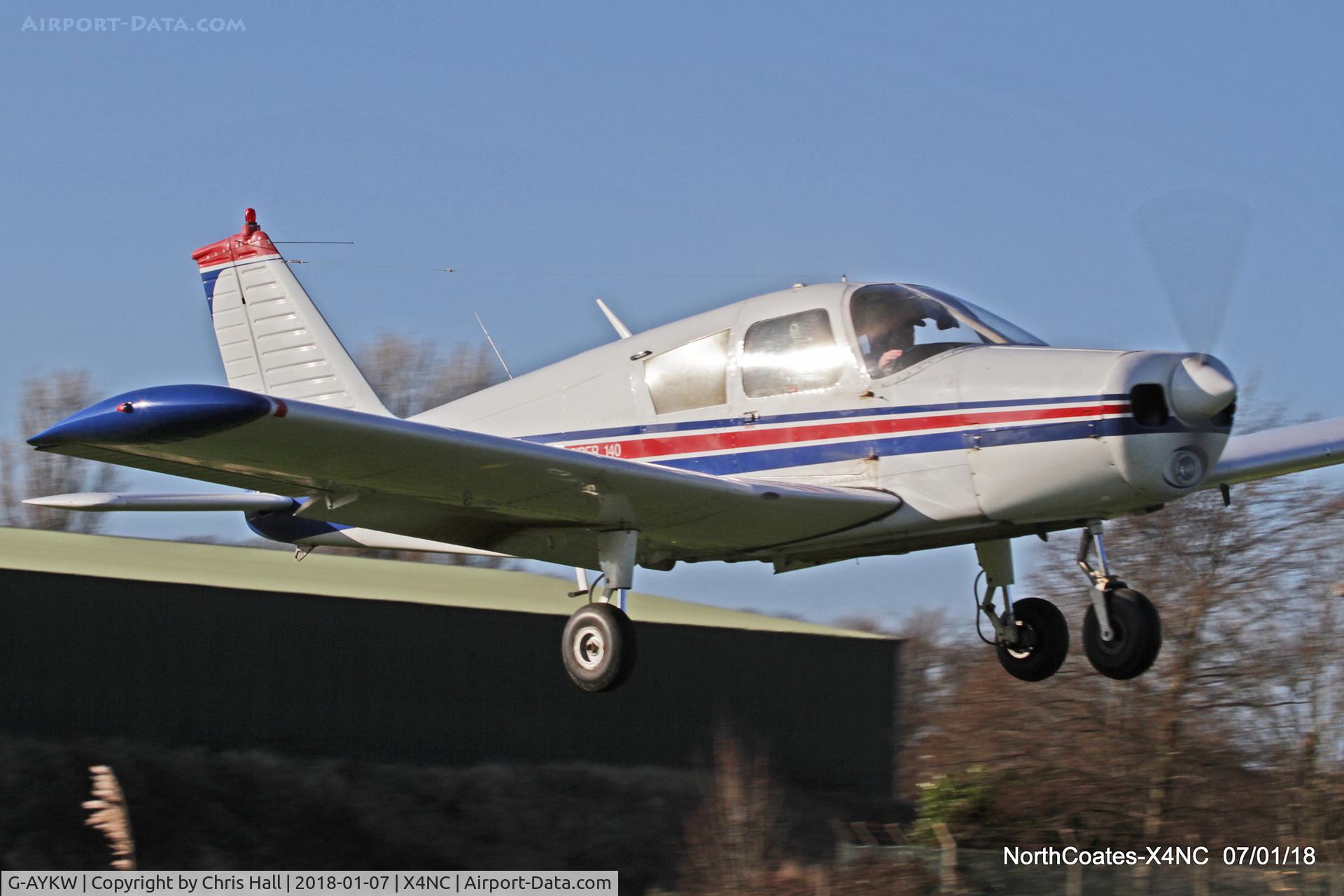 G-AYKW, 1970 Piper PA-28-140 Cherokee C/N 28-26931, North Coates