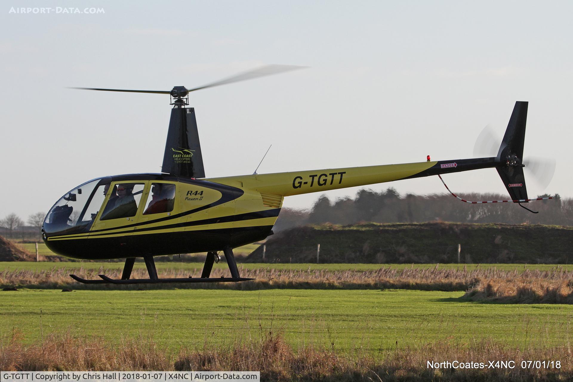 G-TGTT, 2002 Robinson R44 Raven II C/N 10023, North Coates