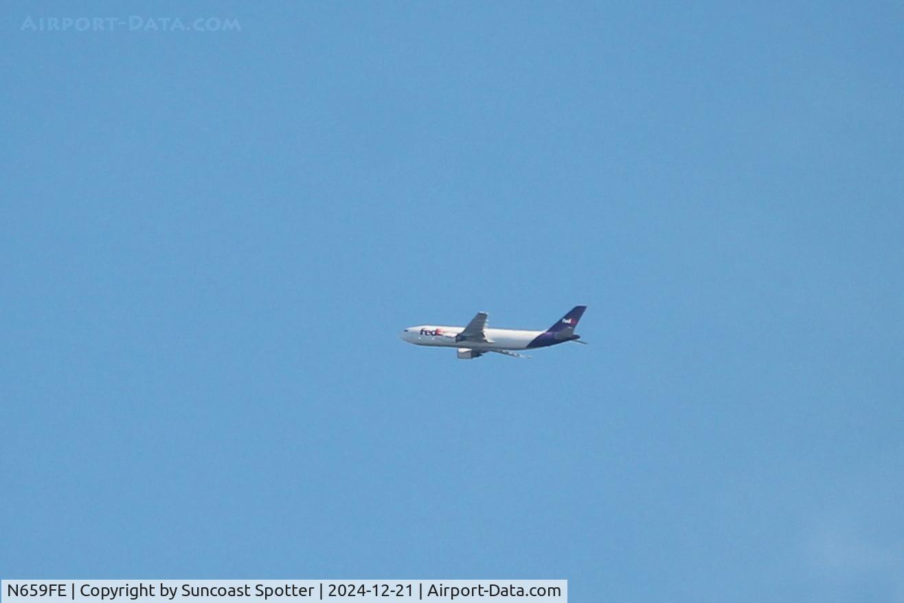 N659FE, 1995 Airbus A300F4-605R C/N 757, FedEx Flight 889 climbs out of Fort Lauderdale-Hollywood International Airport across Alligator Alley on a flight to Memphis International Airport