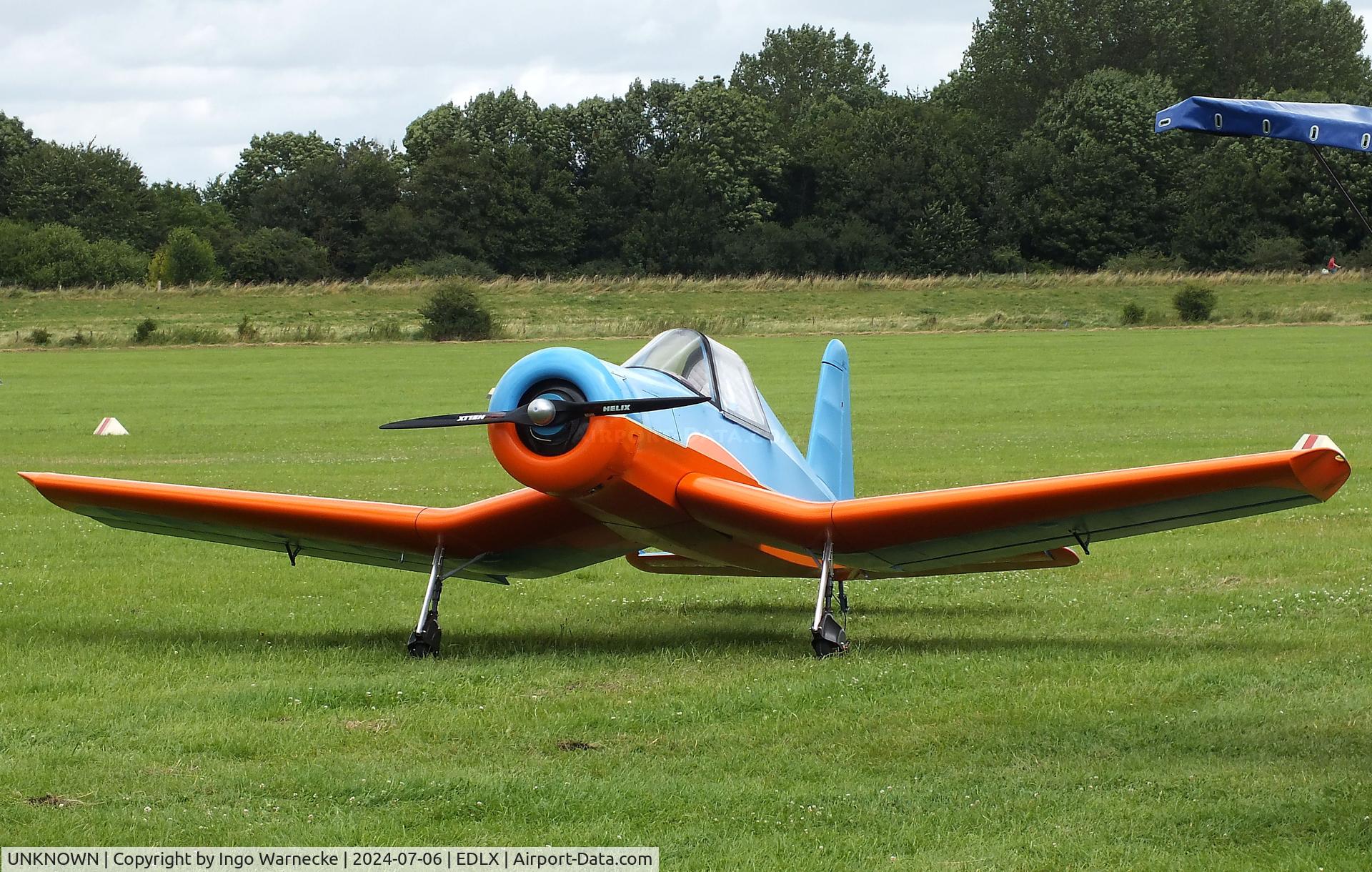 UNKNOWN, 2023 JH Aircraft Corsair e-motion C/N 01, JH Aircraft Corsair e-motion with electric motor at the 2024 OUV-Meeting at Wesel-Römerwardt airfield