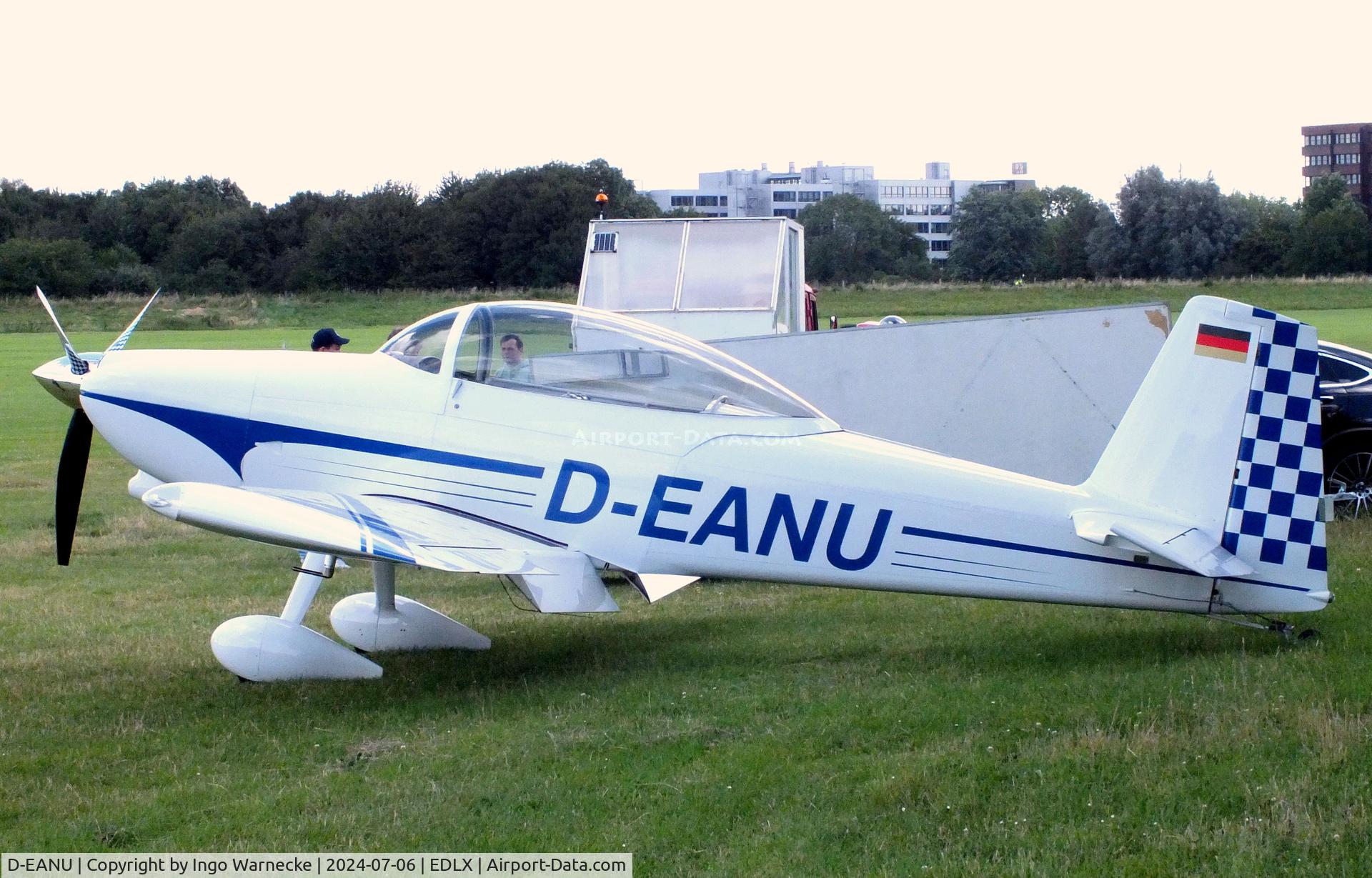D-EANU, 2022 Vans RV-6 C/N 83187, Vans RV-8 at the 2024 OUV-Meeting at Wesel-Römerwardt airfield