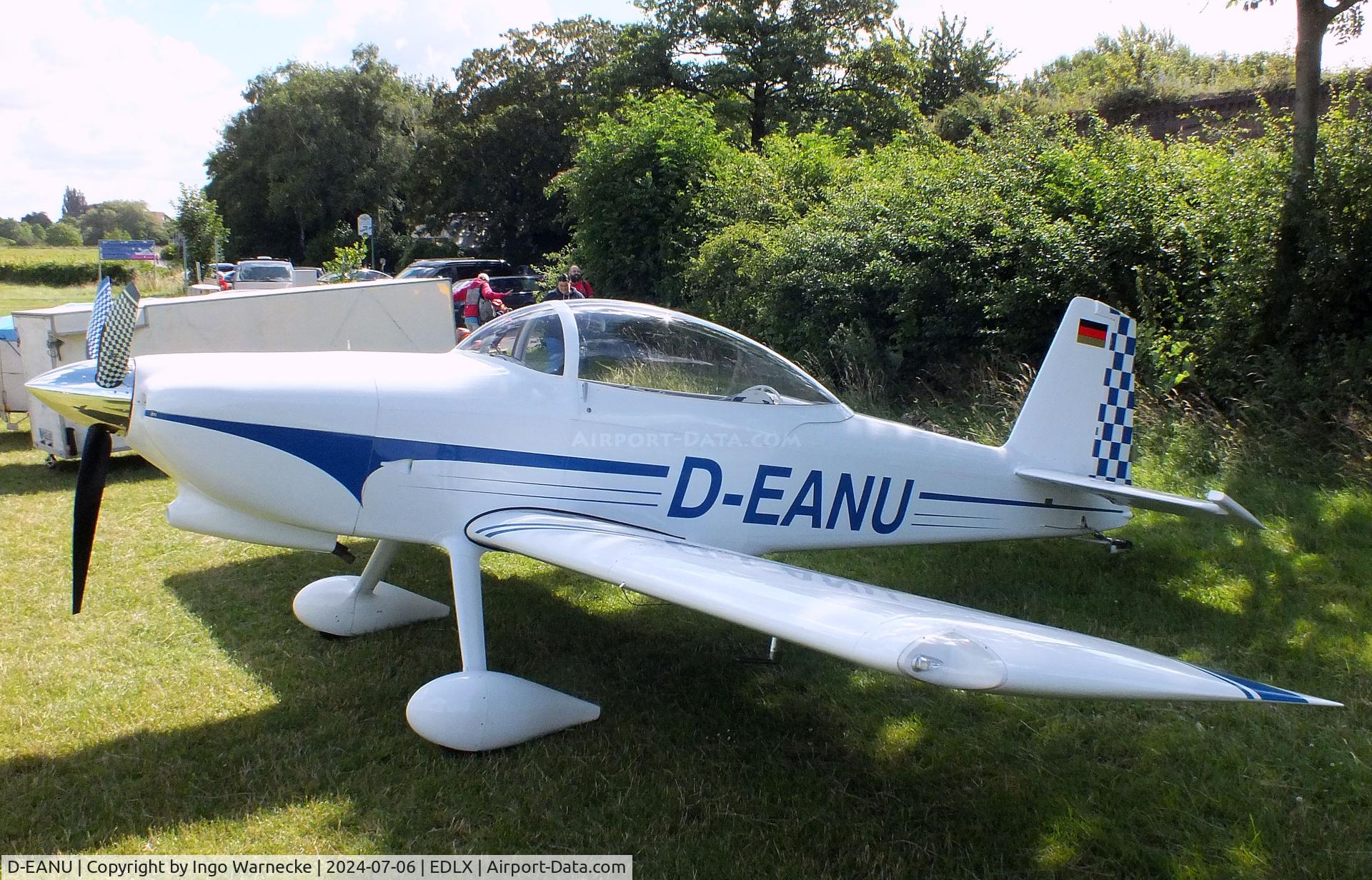 D-EANU, 2022 Vans RV-6 C/N 83187, Vans RV-8 at the 2024 OUV-Meeting at Wesel-Römerwardt airfield