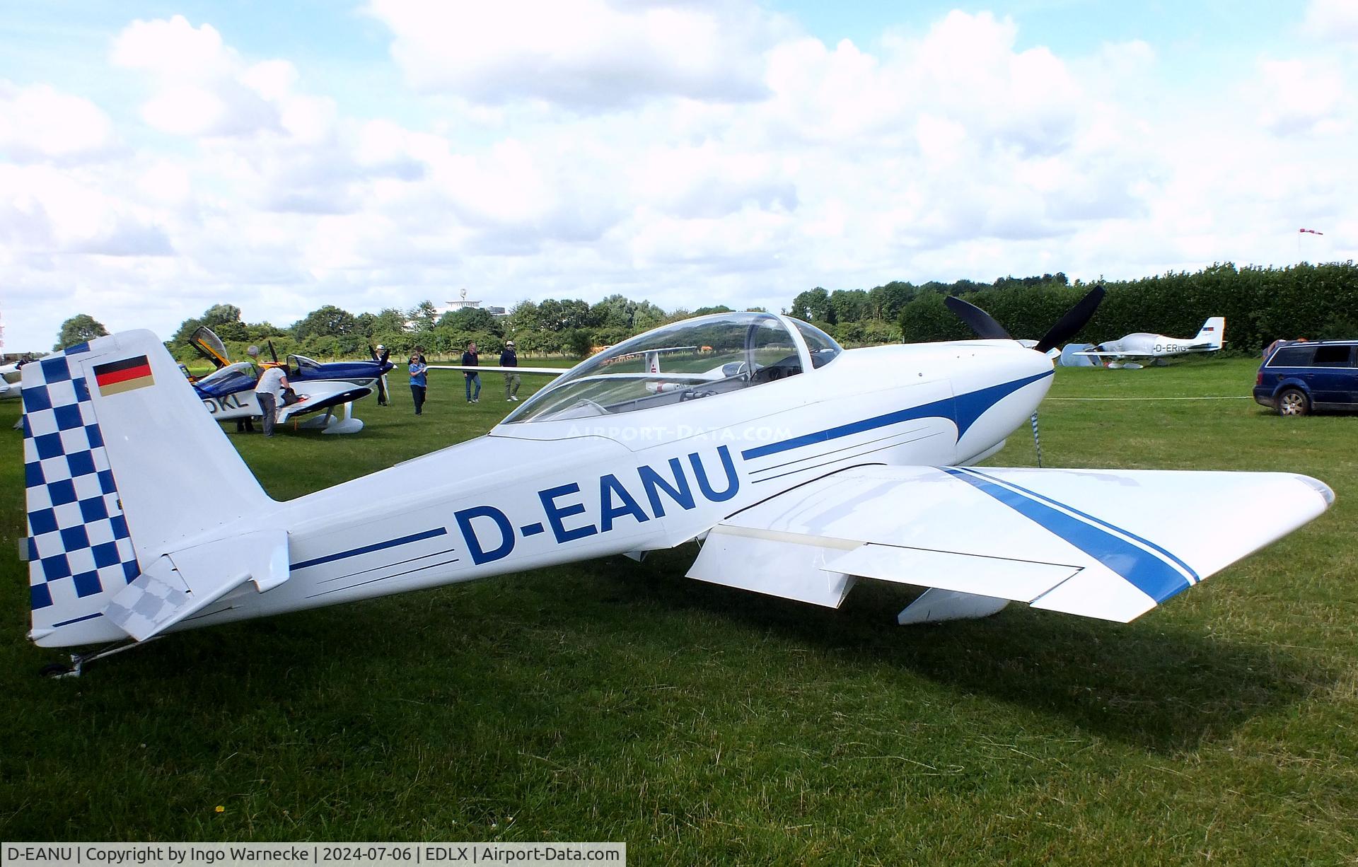 D-EANU, 2022 Vans RV-6 C/N 83187, Vans RV-8 at the 2024 OUV-Meeting at Wesel-Römerwardt airfield