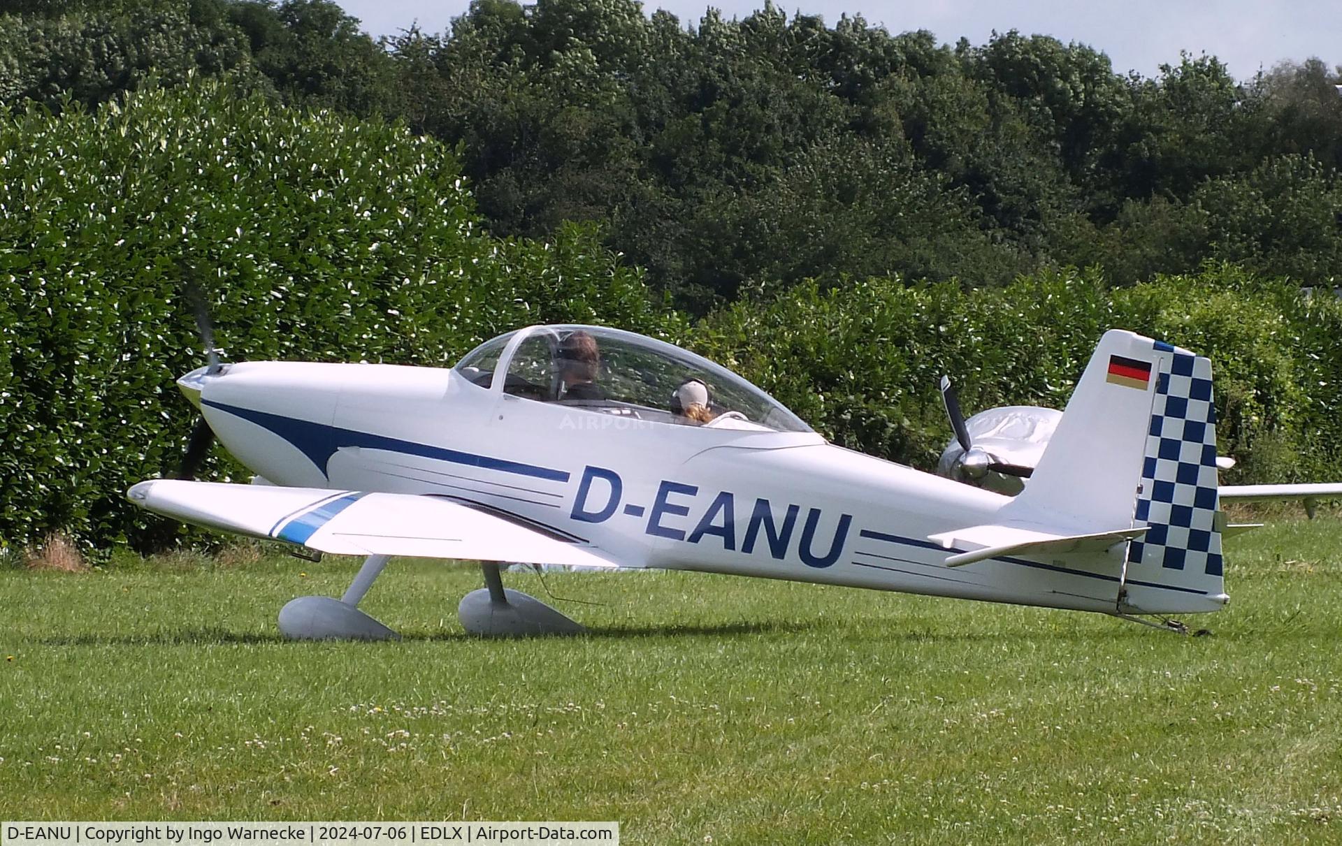 D-EANU, 2022 Vans RV-6 C/N 83187, Vans RV-8 at the 2024 OUV-Meeting at Wesel-Römerwardt airfield