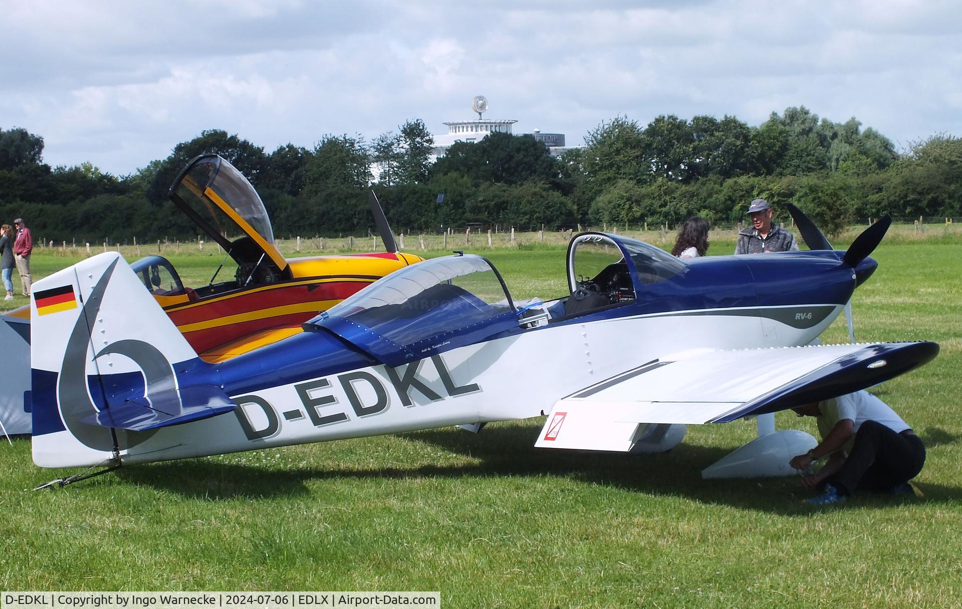 D-EDKL, 2020 Vans RV-6 C/N 2002452-25632, Vans (Lorenz K) RV-6KL at the 2024 OUV-Meeting at Wesel-Römerwardt airfield