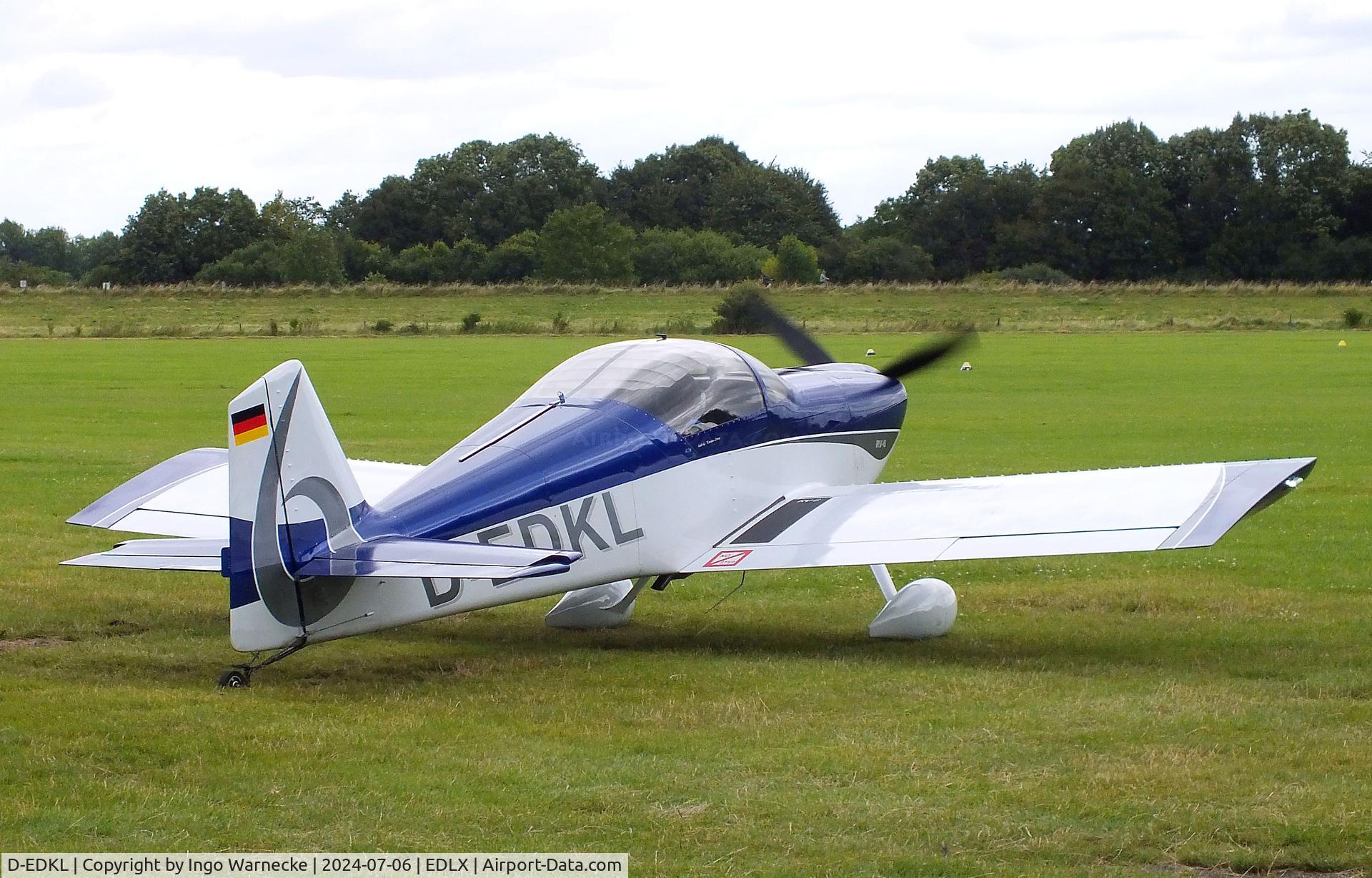 D-EDKL, 2020 Vans RV-6 C/N 2002452-25632, Vans (Lorenz K) RV-6KL at the 2024 OUV-Meeting at Wesel-Römerwardt airfield