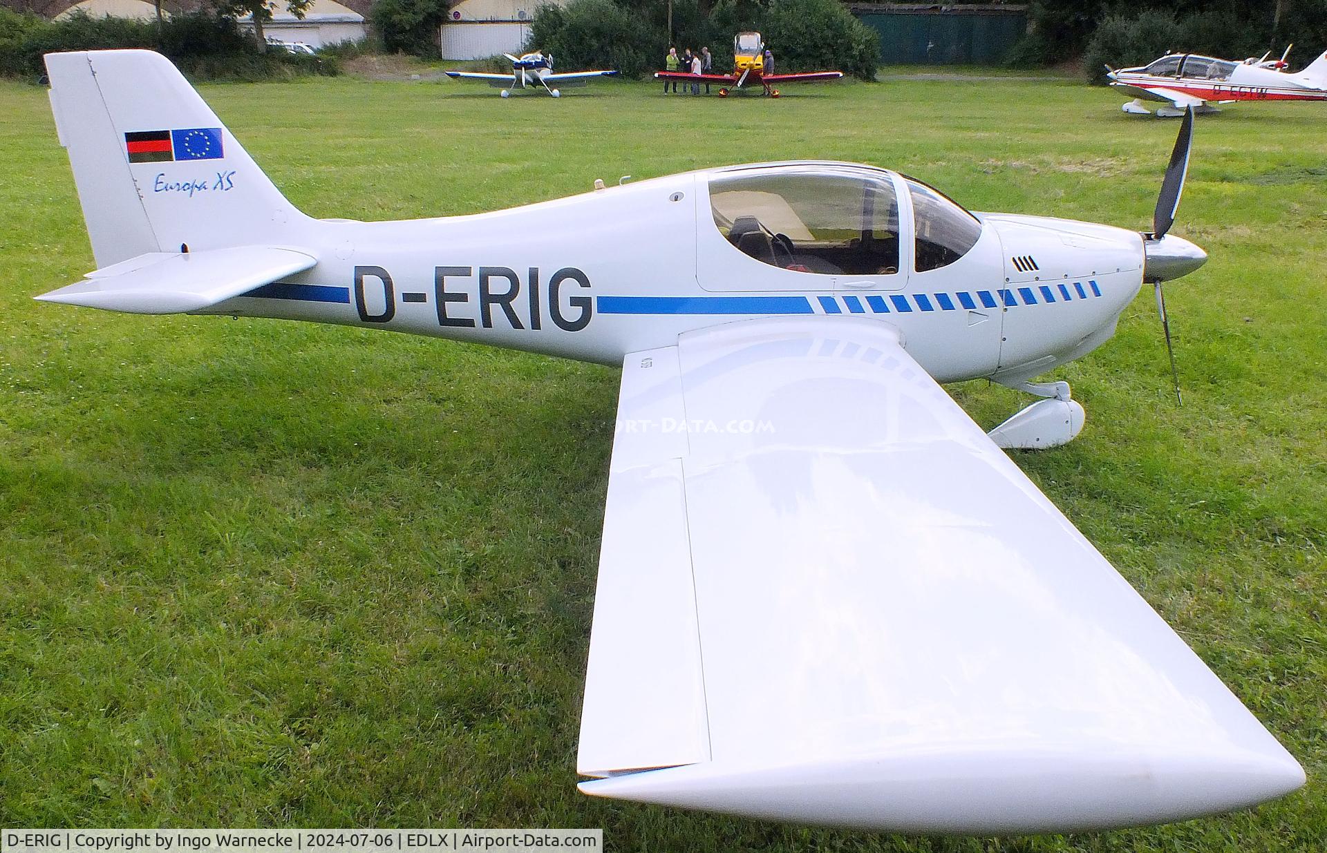 D-ERIG, 2001 Europa XS Tri-Gear C/N PFA 247-13172, Europa Aviation Europa XS Tri-Gear at Wesel-Römerwardt airfield