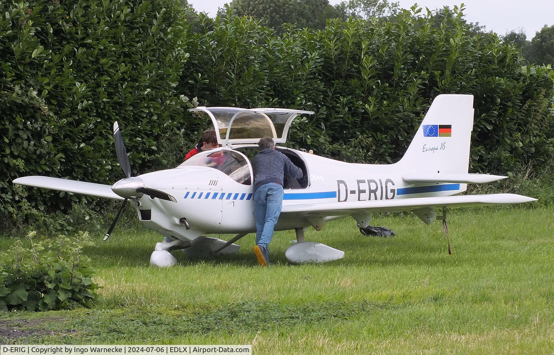 D-ERIG, 2001 Europa XS Tri-Gear C/N PFA 247-13172, Europa Aviation Europa XS Tri-Gear at Wesel-Römerwardt airfield