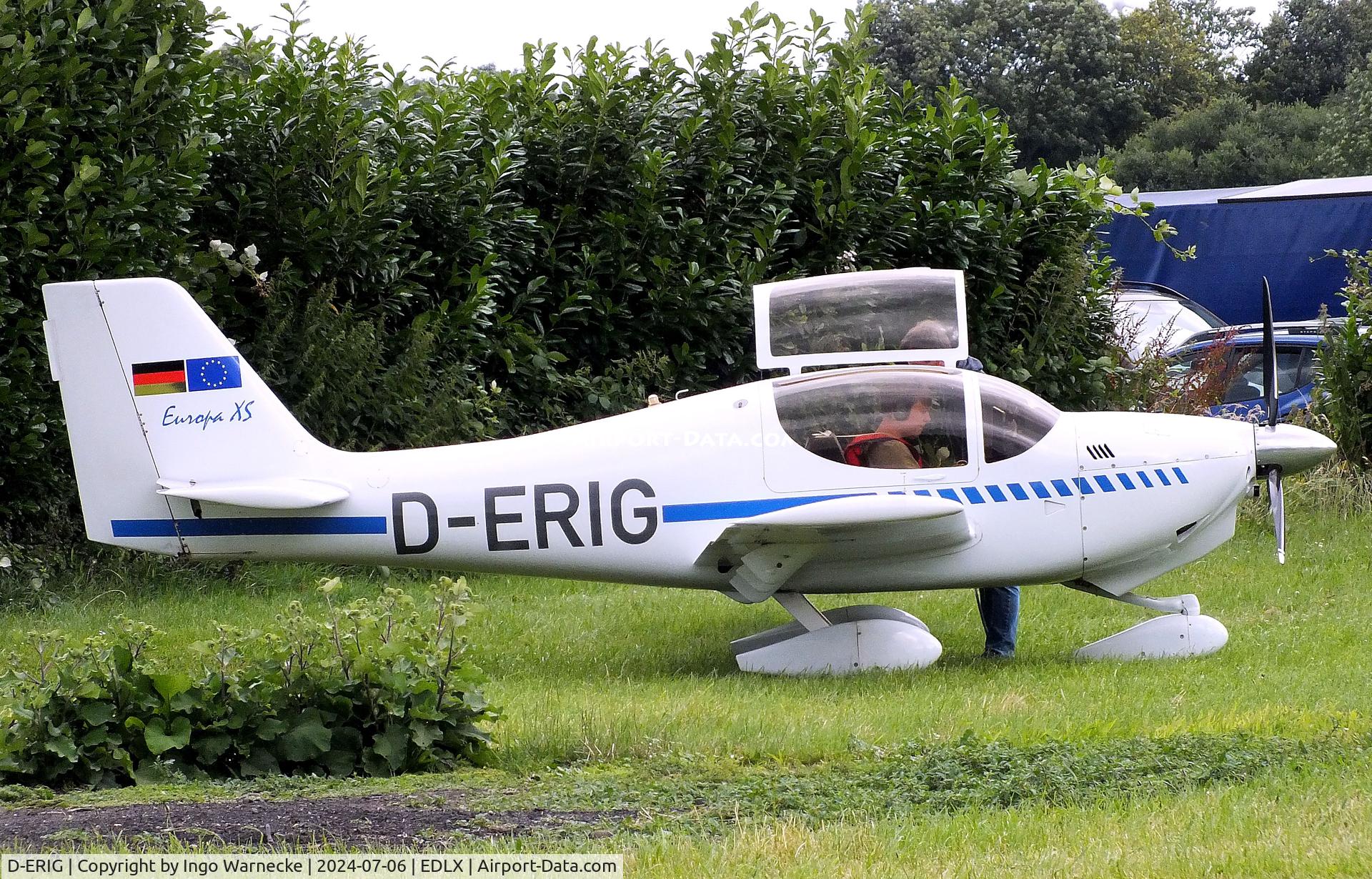 D-ERIG, 2001 Europa XS Tri-Gear C/N PFA 247-13172, Europa Aviation Europa XS Tri-Gear at Wesel-Römerwardt airfield