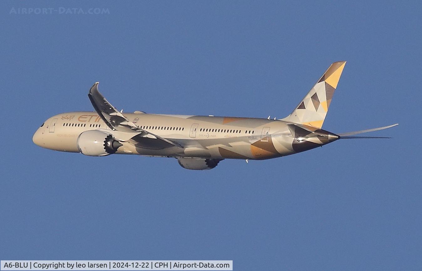 A6-BLU, 2018 Boeing 787-9 Dreamliner C/N 39675, Copenhagen 22.12.2024