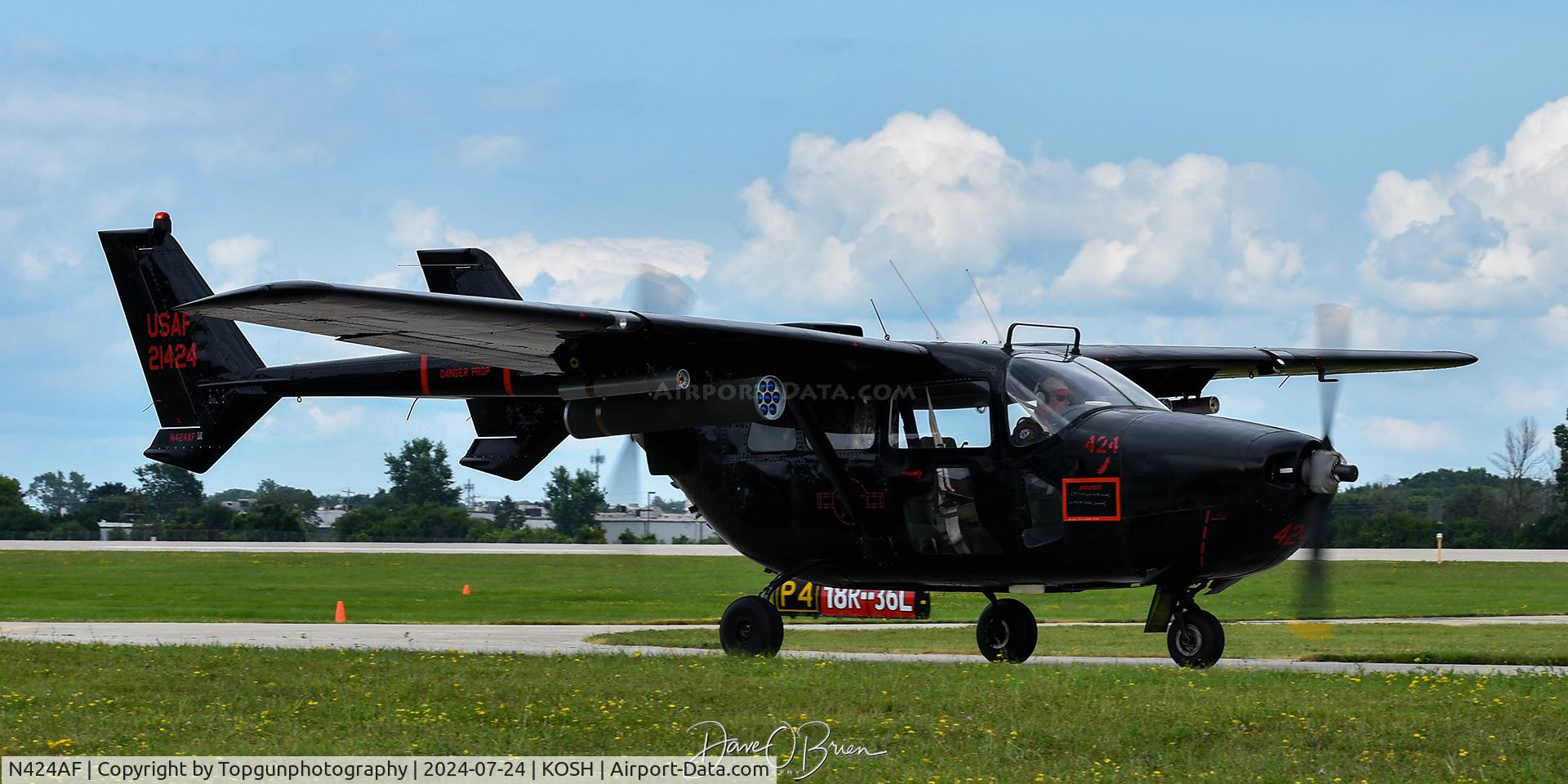N424AF, 1967 Cessna O-2A Super Skymaster C/N 337M-0130, Oshkosh 24