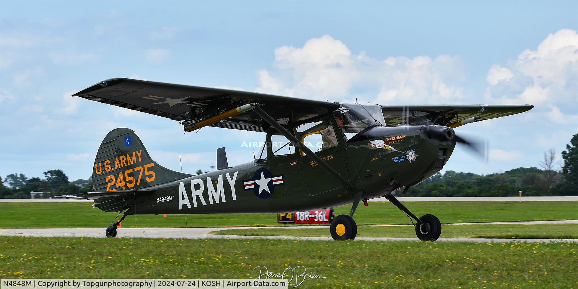 N4848M, Cessna L-19 C/N 24575, 