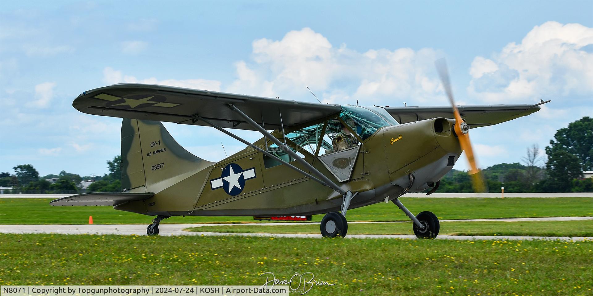 N8071, 1945 Stinson L-5E Sentinel C/N 44-18071, Oshkosh 24