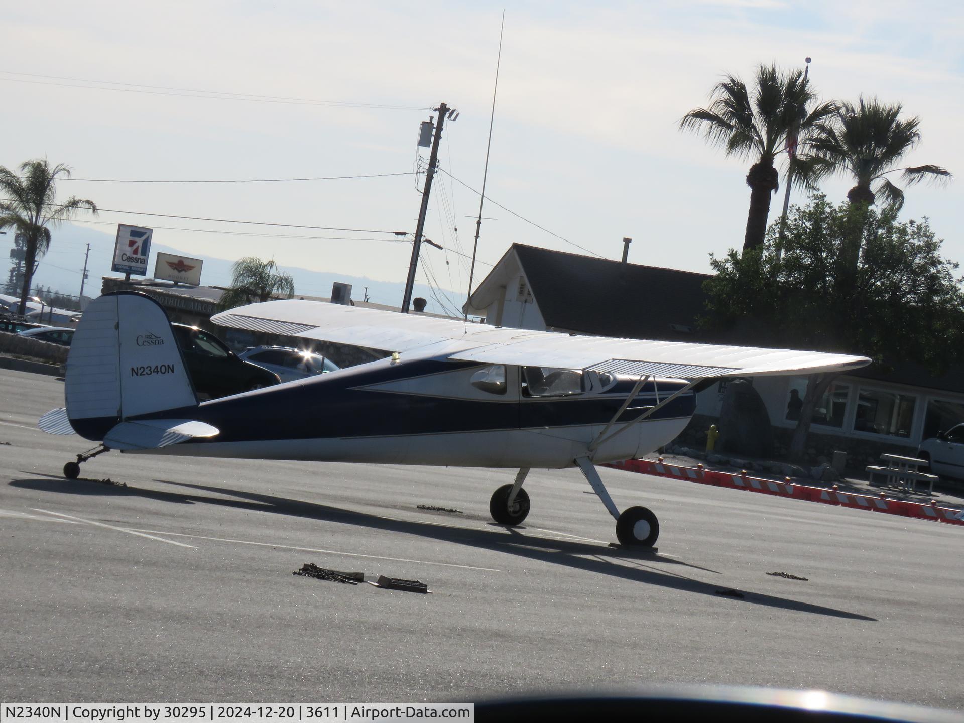 N2340N, 1947 Cessna 120 C/N 12580, Parked