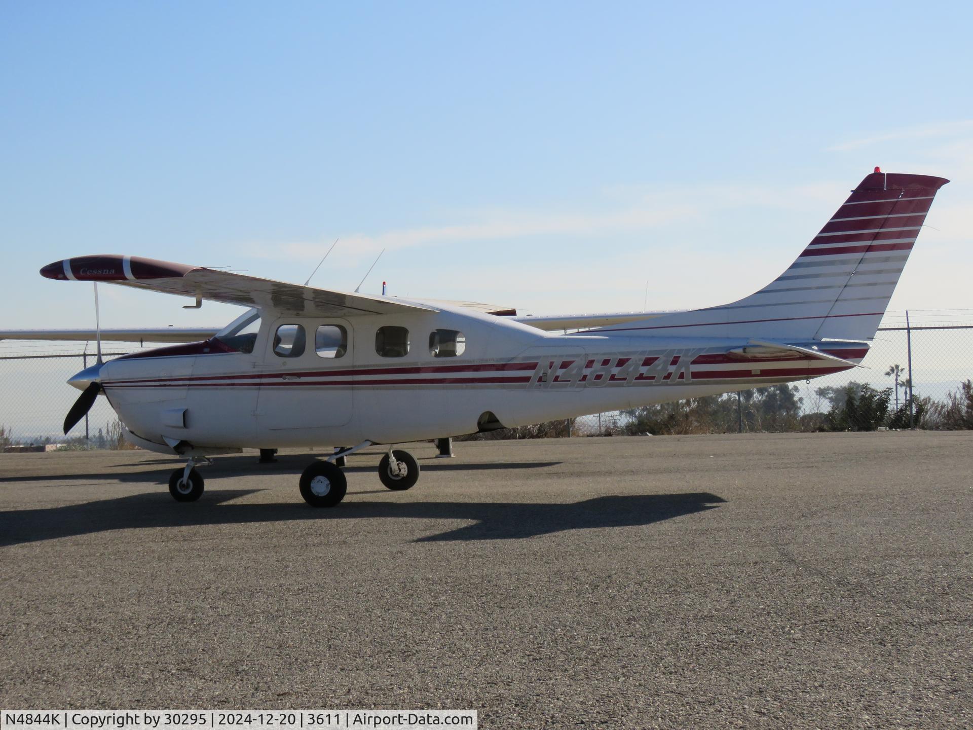 N4844K, 1979 Cessna P210N Pressurised Centurion C/N P21000344, Parked