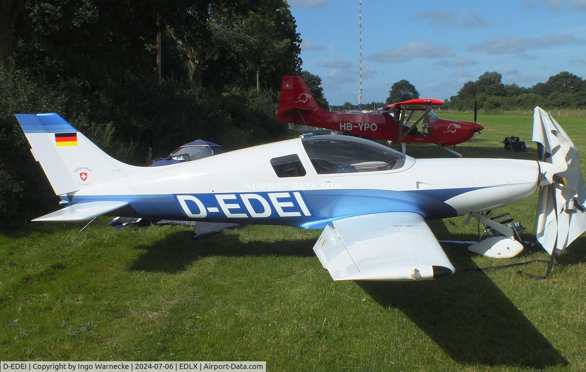 D-EDEI, 2000 Aero Designs Pulsar XP C/N 346, Aero Designs (Matt H) Pulsar XP at the 2024 OUV-Meeting at Wesel-Römerwardt airfield