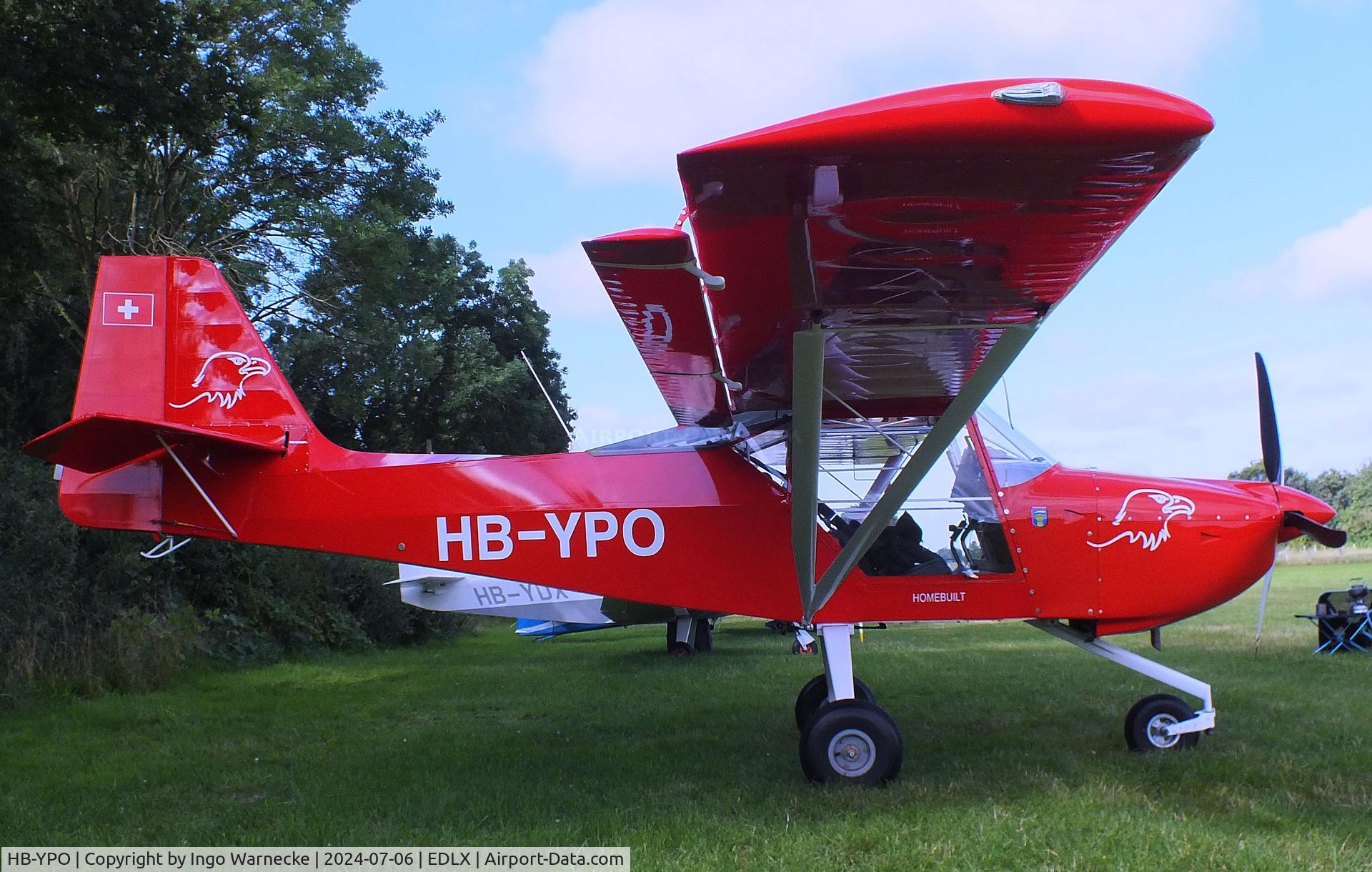 HB-YPO, 2016 Skystar Kitfox Series 7 C/N KA13334277, SkyStar Kitfox 7 at the 2024 OUV-Meeting at Wesel-Römerwardt airfield