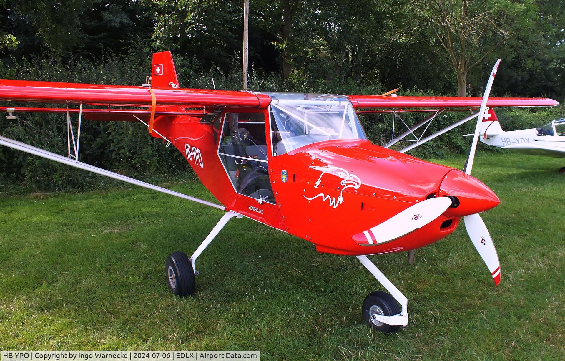 HB-YPO, 2016 Skystar Kitfox Series 7 C/N KA13334277, SkyStar Kitfox 7 at the 2024 OUV-Meeting at Wesel-Römerwardt airfield