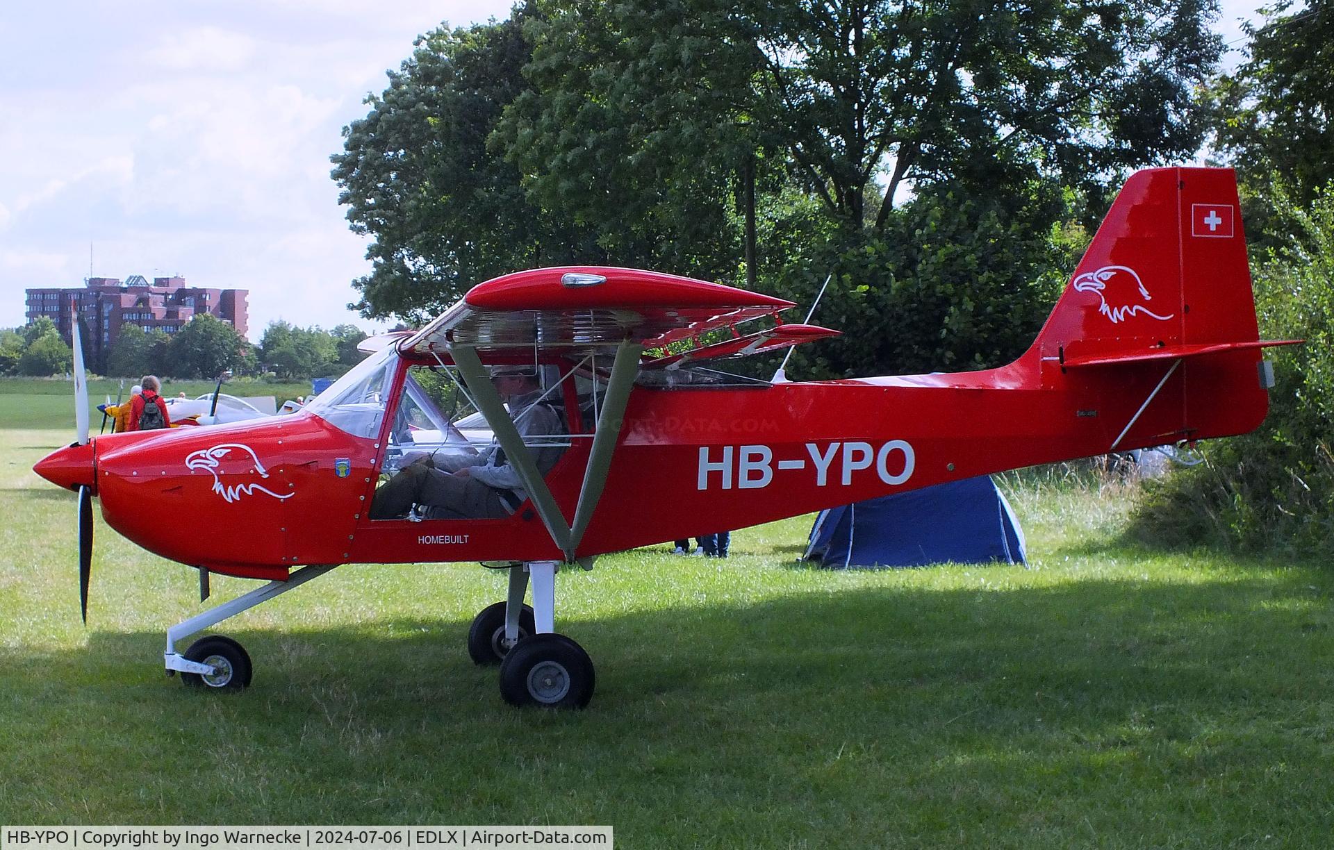 HB-YPO, 2016 Skystar Kitfox Series 7 C/N KA13334277, SkyStar Kitfox 7 at the 2024 OUV-Meeting at Wesel-Römerwardt airfield