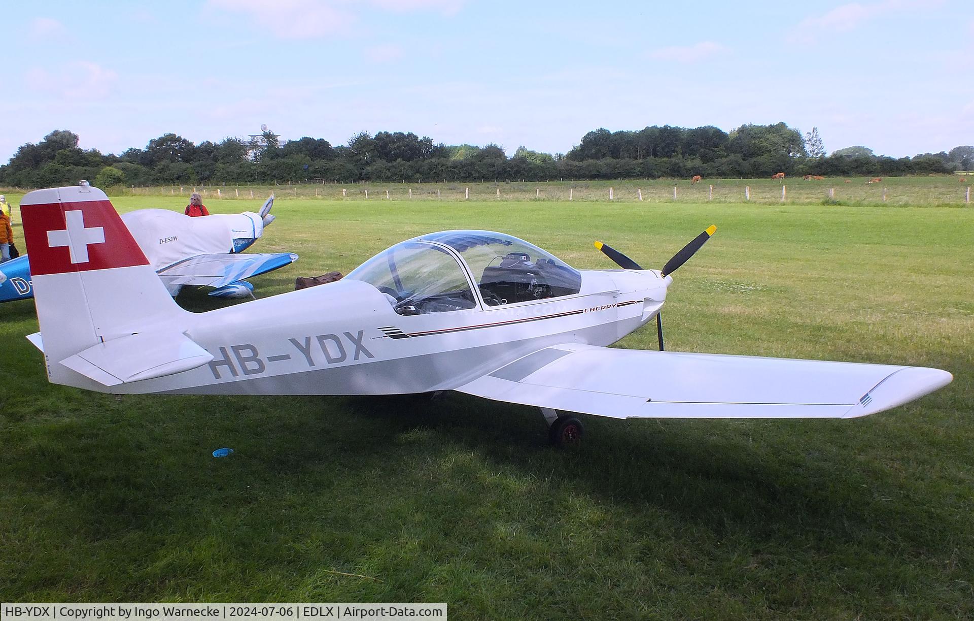 HB-YDX, 1992 Braendli BX-2 Cherry C/N 057, Brändli BX-2 Cherry at the 2024 OUV-Meeting at Wesel-Römerwardt airfield