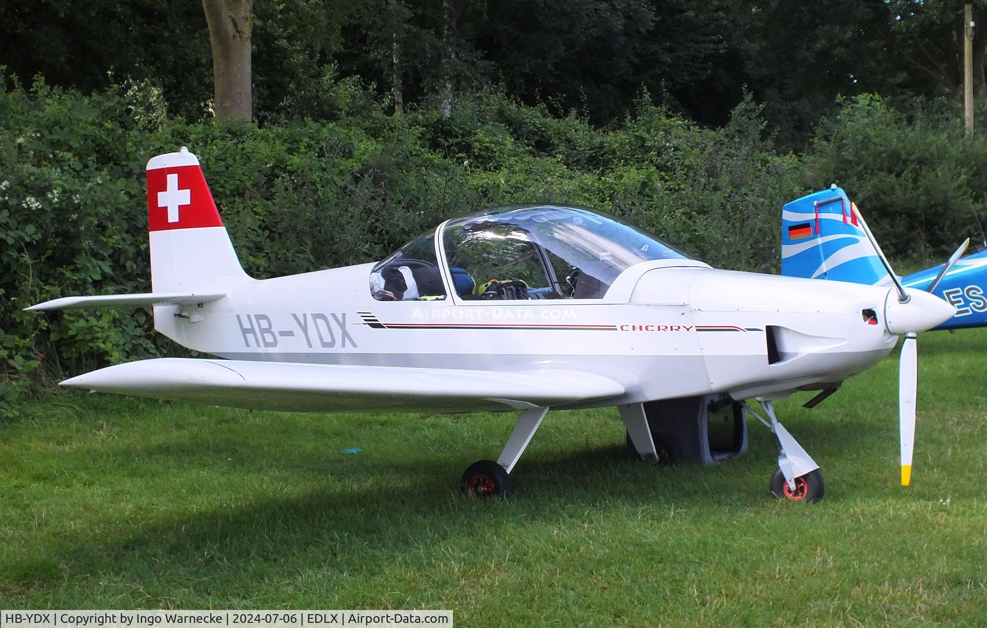 HB-YDX, 1992 Braendli BX-2 Cherry C/N 057, Brändli BX-2 Cherry at the 2024 OUV-Meeting at Wesel-Römerwardt airfield