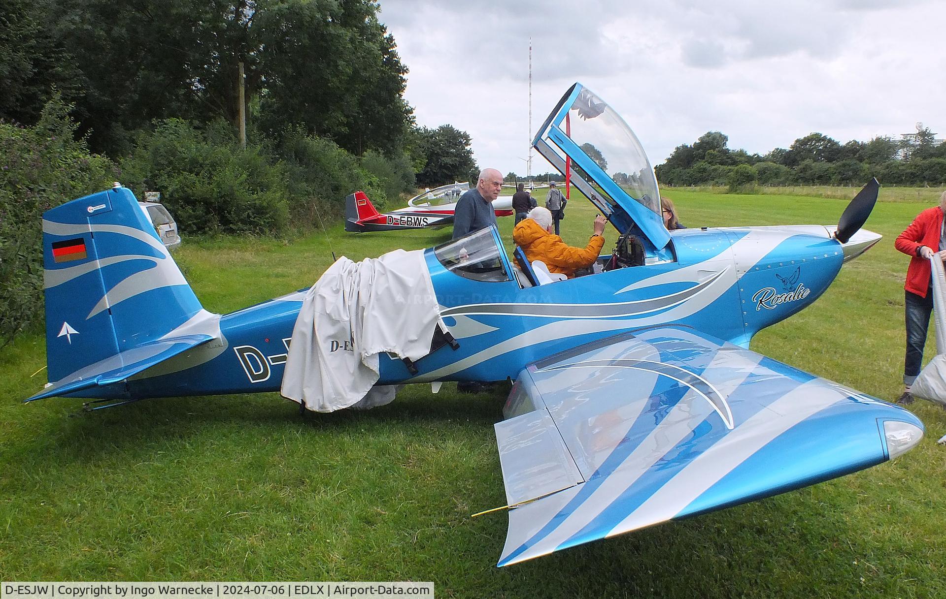 D-ESJW, 2008 Vans RV-7 C/N 72080, Vans RV-7 at the 2024 OUV-Meeting at Wesel-Römerwardt airfield