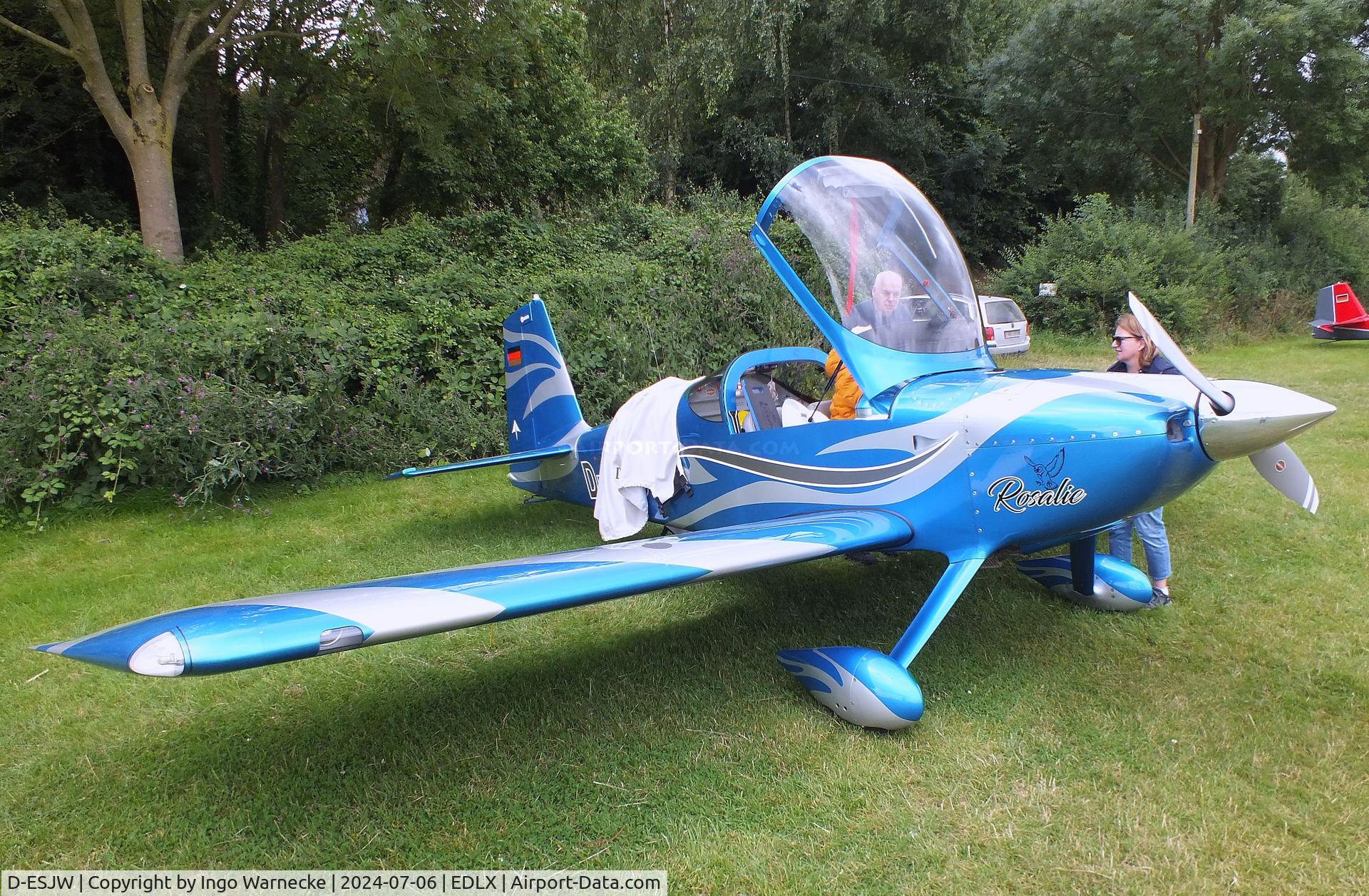 D-ESJW, 2008 Vans RV-7 C/N 72080, Vans RV-7 at the 2024 OUV-Meeting at Wesel-Römerwardt airfield
