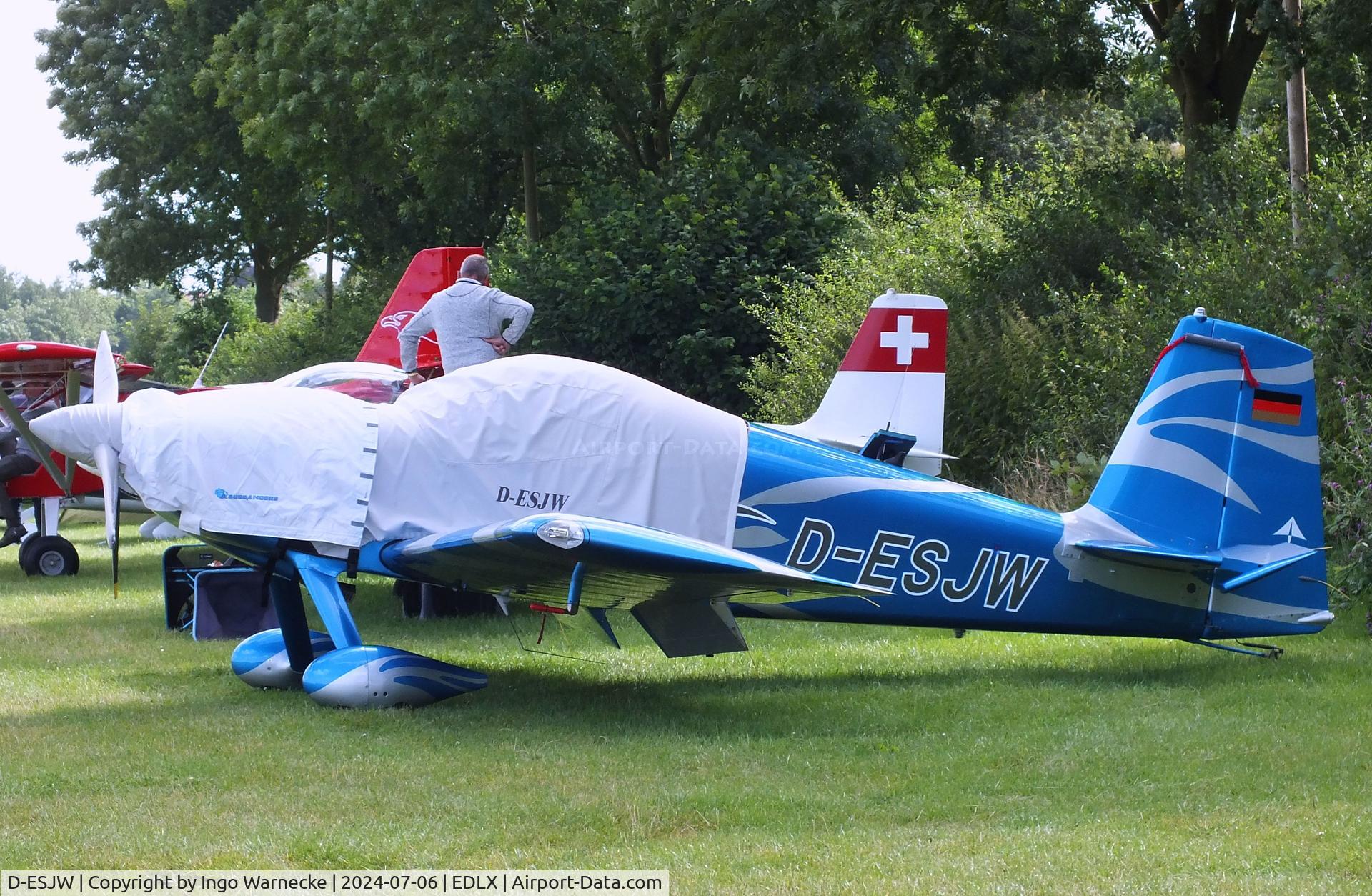 D-ESJW, 2008 Vans RV-7 C/N 72080, Vans RV-7 at the 2024 OUV-Meeting at Wesel-Römerwardt airfield