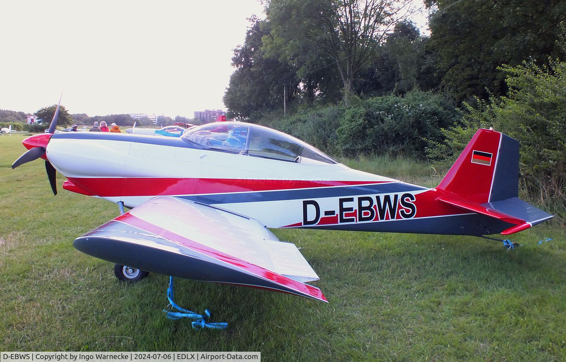D-EBWS, Vans RV-4 C/N not found_D-EBWS, Vans RV-4 at the 2024 OUV-Meeting at Wesel-Römerwardt airfield