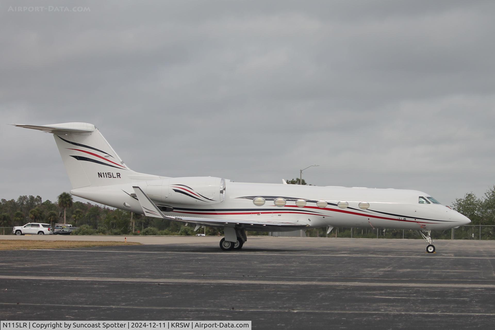 N115LR, 2015 Gulfstream Aerosapce G450 C/N 4331, Northeastern Aviation G450 sits on the Private Sky ramp at Southwest Florida International Airport
