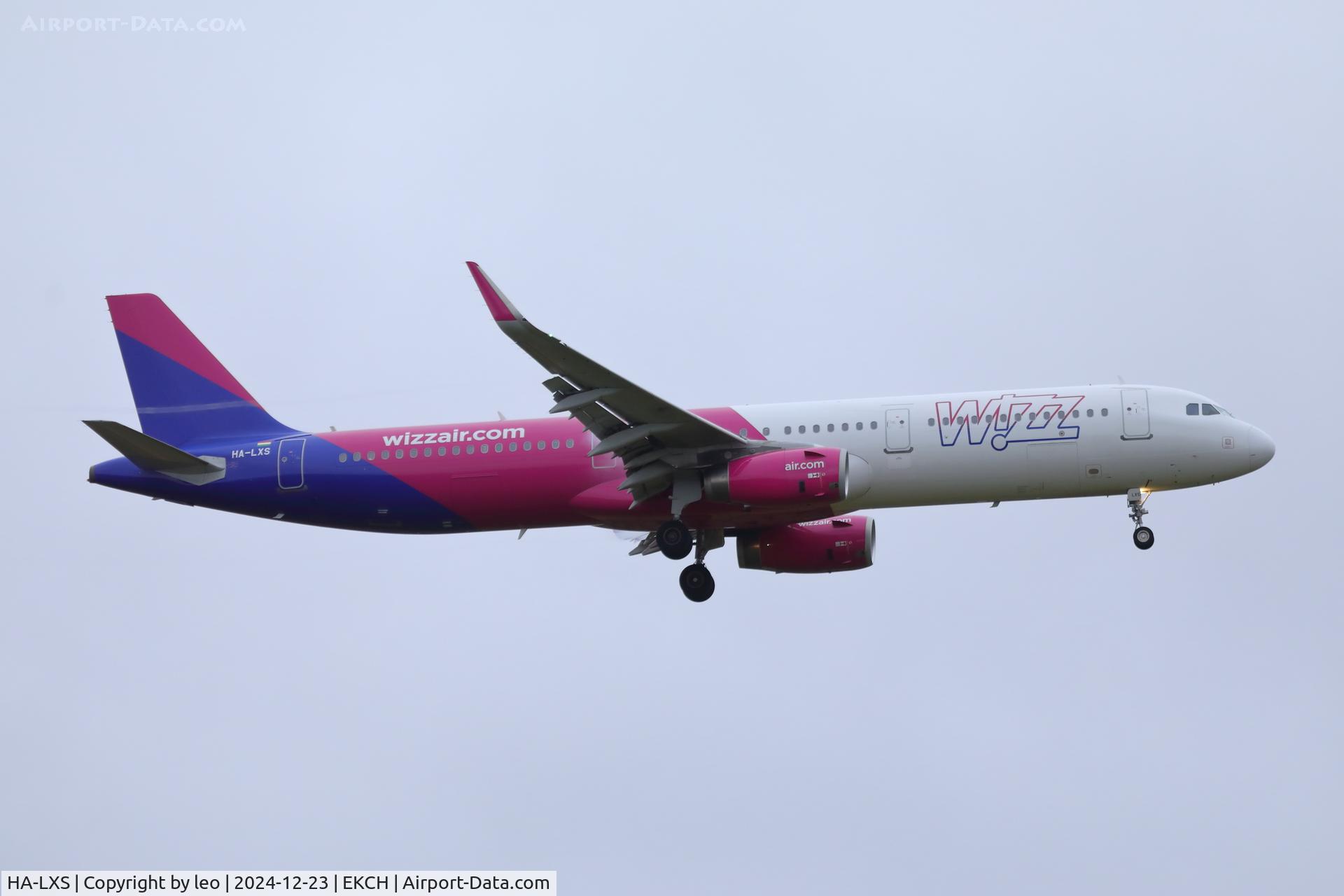 HA-LXS, 2017 Airbus A321-231 C/N 7702, Copenhagen 23.12.2024